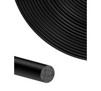 ZOWZOW 40FT Backer Rod, Black Foam Rubber Caulk Saver for Gaps and Joints, Concrete Expansion Joint Filler, Weather Strip Seal Filler for Wall Cracks