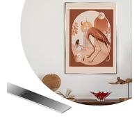 ZOWZOW Peel and Stick Trim Moulding, Self-Adhesive Waterproof PVC Edge Trim for Walls, Windows, Mirrors, Furniture, Tiles, Borders, Corners, DIY Home Decoration (6.1m x 6.4mm)