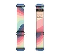 Zox Android Smart Watch Band - The Best Is Yet To Come | Soft, Adjustable Elastic Band with Motivational Affirmations and Beautiful Artwork - Gifts for Men, Women & Teens (20 MM)