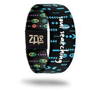 ZOX Inspirational & Motivational Bracelet - Uplifting Reversible Stretch Wristband with Positive Affirmations made from Recycled Plastic - Encouragement Gifts for Men, Plastic, no gemstone