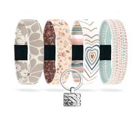 ZOX Interactive Bible Verse Bracelets | Compatible with iPhone & Android, Scan for Daily Scripture, Stretchy Elastic Wristband, Fun Gift for Men, Women & Teens, M, Silicone, no gemstone