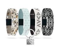 ZOX Interactive Bible Verse Bracelets - Faith Bible Pack | Compatible with iPhone & Android, Scan for Daily Scripture, Stretchy Elastic Wristband, Fun Gift for Men, Women & Teens, M, Silicone, no