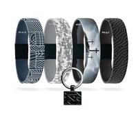 ZOX Interactive Bible Verse Bracelets - Men's Bible Pack | Compatible with iPhone & Android, Scan for Daily Scripture, Stretchy Elastic Wristband, Fun Gift for Men, Women & Teens, M, Silicone, no