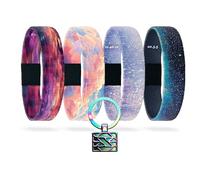 ZOX Interactive Bible Verse Bracelets - Trust Bible Pack | Compatible with iPhone & Android, Scan for Daily Scripture, Stretchy Elastic Wristband, Fun Gift for Men, Women & Teens, M, Silicone, no