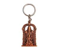 ZOXXIE Lakshmi Perumal Divine Temple copper plated Keychain