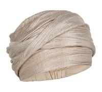 Zoya Silver Glitter Turban by Christine Headwear