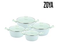 Zoya Stockpot 4pcs Set Non Stick Cooking Pot