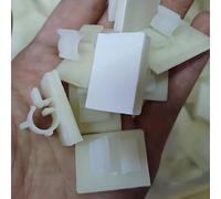 Zoyay Self Adhesive Pipe Clips Self-adhesive Pipe Clamp Holder Water Filter Plumbing Nail-free Fixed Pipe Clamp for 1/4" Water Supply Pipe 6.3mm Diameter Tube, Hose-white pipe clips 25x20mm(20pcs)