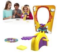 ZOYDP Pie Face Game, Game for Kids, Party Fun Cake Cream Gaming Face, Parent-Child Interactive Toys Christmas Festive Family Action Birthday Gifts,(Pie Toy-8)