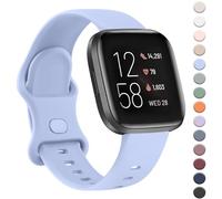Zoye Strap Compatible with Fit bit sense 2/Fitbi t sense Strap,fitbit versa 4/Versa 3 Straps Women Men,Soft Silicone Replacement strap for fitbit Sense 2/versa 4/Versa 3 (Nude Blue)