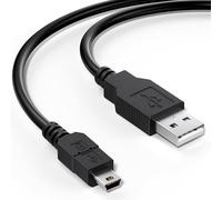 Zoye USB-A to Mini USB Camera Cable for Canon EOS 4000D 2000D 80D 5D Mark III PowerShot G7X - Fast Charging 2A Data Transfer Cord Replacement Lead for Canon DSLR/Mirrorless Cameras (Black)