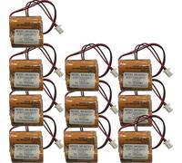 zoyfayl 10 Pack MR-BAT6V1 2CR17335A WK17 6V 1650mAh Lithium Battery Replacement for maxell 2CR17335A WK17 Battery for M80 Driver MR-J4 servo System (10 Pack)