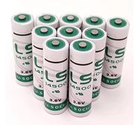 zoyfayl 10 Pcs LS14500 3.6V AA Battery, Water Electricity Meter PLC Facility Equipment Spare Generic Battery Replacement for TL-5104, TL-5104/S, TL4903, TL4903S (10 Pack Battery)