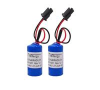 zoyfayl 2 Pack 1756-BA2 3.0V PLC Battery Replacement for Allen Bradley 1756-BA2 BR2/3A-AB 1745-B1