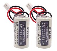 zoyfayl 2 Pack CR17335SE 3V Battery for FDK CR17335SE/3V 1800mAh Battery Epson Robot Controller RC Series Battery R13B060003 (2 Pack)