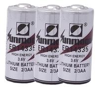 zoyfayl (3-Pcs) ER14335 2/3AA 3.6V 1650mAh Primary Lithium Battery for Smoke Alarm Smart Meters Temperature Monitors Flashlight (3.6 Volt, 1.65 Ah, Non-Rechargeable)
