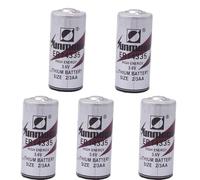 zoyfayl 5 Pack ER14335 2/3AA 3.6V 1650mAh Primary Lithium Battery for Smoke Alarm Smart Meters Temperature Monitors Flashlight