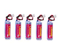 zoyfayl 5 Pack ER6C 3.6V 1800mAh PLC Battery for FX F2-40BL FX1N PLC, ER6C AA Battery with White Plug (5 Pack)