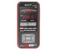 ZOYI ZT-701S Smart Multimeter Tester with Oscilloscope, 10A True RMS 9999-Count, 5 MHz Bandwidth 48MSa/s Sampling, Rechargeable, Data Storage, Screen Rotation & Online FW update
