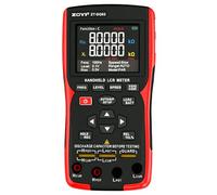 ZOYI ZT-DQ02 Handheld Digital Bridge LCR Meter, 100kHz High Precision 99999 Counts, ESR Meter, Battery Internal Resistance Tester, Resistance Capacitance Inductance with 4-Wire Kelvin Clips