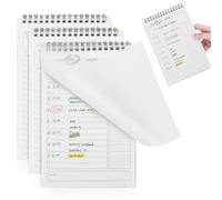 Zoyiancy 3pcs Daily Planner Notepad for Productivity, 120 pages Undated To Do List Notepad, Spiral Schedule Checklist for Work and Personal Organized