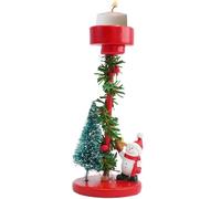 Zoyiancy Christmas Tree Candle Holder, Resin Tea Light Holders Gift for Women, Cute Candlestick Table Centerpiece Decorations for Home Party Ornaments (Snowman)