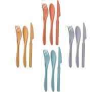 Zoyiancy Cutlery Set 12 Piece, Dinner Spoon Knife and Fork 4 Sets, Reusable Flatware Set for Party, Travel, Work Lunch, Picnic, Camping or Daily Use (2)