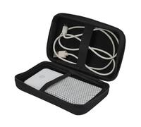 Zoyiancy Power Bank Case, Hard Cover Cable Storage Bag, Travel Shockproof Carrying Portable Eva Case for Power Cable, Earbuds and Power Bank