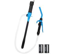 ZOYITO Fuel Transfer Pump Liquid Transfer,Pumps Up to 2.5 Gallons Per Minute,Multi-Function Portable Pump for Fuel Oil Water Gas Fish Tank (Flow Control & Long Hose & Inlet Filter)