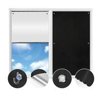 ZOYIZEN Roller Blind Blackout 60x98cm, 300D Waterproof Oxford, Suction Cup, Sun Protection Roof Window, Blackout Curtains