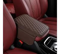 ZoylLa Car Armrest Pad for Audi Q5/SQ5/Q5 GU Sportback (seit 2024) PU Leather Central Console Elbow Support Cushion Multi Function Driving Arm Rest Cover Pad,Brown Style