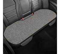 ZoylLa Car Seat Cushion for Fiat 500 500S 500E 500C 500L 500X Ranch Premium Linen All-Season Breathable Rear Seat Pad Back Seat Cover Anti-Slip Washable Wearresistant,1 back-Grey A