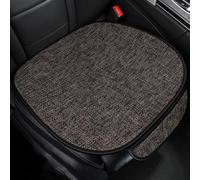 ZoylLa Car Seat Cushion for Fiat 500 500S 500E 500C 500L 500X Ranch Premium Linen All-Season Breathable Rear Seat Pad Back Seat Cover Anti-Slip Washable Wearresistant,1 front-Brown A