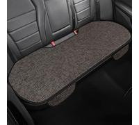 ZoylLa Car Seat Cushion for Fiat 500 500S 500E 500C 500L 500X Ranch Premium Linen All-Season Breathable Rear Seat Pad Back Seat Cover Anti-Slip Washable Wearresistant,1 back-Brown A