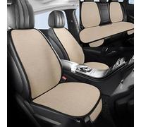 ZoylLa Car Seat Cushion for Fiat 500 500S 500E 500C 500L 500X Ranch Premium Linen All-Season Breathable Rear Seat Pad Back Seat Cover Anti-Slip Washable Wearresistant,7 seats in total-Beige A
