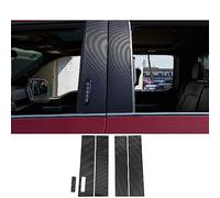 ZoylLa Carbon Fiber Car Window Center Pillar Protector Trim Sticker for Ford F150 2015 2016 2017 2018 2019 2020 Accessories