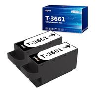 Zoyood T3661 Maintenance Box Replacement for Epson T3661 Maintenance Box T-3661 E-3661 C13T366100 for XP-6000 XP-6001 XP-6005 XP-6100 XP-6105 XP-8500 XP-8600 XP-8700 XP-8605 XP-970 XP-15000, 2-Pack