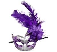 Zoyowoe Carnival Masque Scary Half Face Masquerade Eye Cover