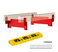 Zozen Chainsaw Mill Guide Rail Lumber Metal Brackets, 2 Pack