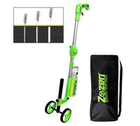 zozen Foldable Marking Paint Wand, 2-Wheel/Line Widths Adjustable/with Bag, Industrial Striping Line Painting Wand for Ground Striping, Parking Lot, Work with Inverted Striping Paint (T-Tip Nozzle)