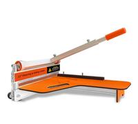 Zozen Laminate Cutter, 330mm Vinyl Floor/Plank Cutter with Wheel - Just 1 Step Meet Angle&Length Cutting, Flooring Tools - Cuts Vinyl Plank, Engineer Wood, LVP/T, VCT, SPC, WPC.