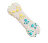 zoziqi Dog Toy Grinding Stick Bite Resistant Detoxification Artifact Medium and Large Dog and Cat Voice Ball Bite Glue Golden Retriever for Big Dog and Pet(Bones)