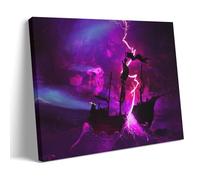ZOZO HOUSE Ocean Storm Hits The Ship Bedroom 12 x 18 Inches (30 x 45 cm)