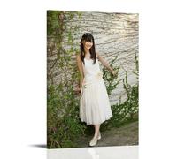 ZOZO HOUSE The Girl with Her Back Against The Wall Wall Art 24 x 36 inches (60 x 90 cm)