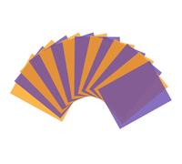 ZoZoMaiy 14 Pieces Lighting Gels Filter, A4 Coloured Plastic Sheets, Colored Overlays Transparency Color Film, for Photo Studio Strobe Flash LED Video Light DJ Light, 29.7x21cm, Orange and Purple