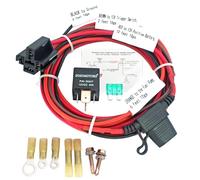 ZOZOMOTORS Electric Fuel Pump Relay Kit Fuel Pump Wiring Harness Bypass 40 AMP Waterproof Switch Heavy Duty Long Wires Universal Fit 12V System P/N 30247