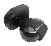 ZOZZGO Noise Reduction Ear Muffs, Sound Proof Ear Protection, Side - lying Friendly, NRR 28-30dB Noise Cancelling, Sleep Mask (Silicone pad, 26in band (22in < Head circumference < 24in))