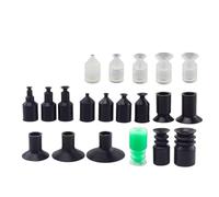 ZP Series Mini Pneumatic Vacuum Suction Cup 1pc White Black Green ZP4 Silicone Accessories for Injection Molding Machine (BT-5 green,Black)