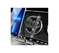 Zpana Bling Car Phone Holder, Crystal Rhinestone Mini Vehicle Dash Air Vent Cellphone Mount, 360° Adjustable Diamond Dashboard Windshield Smartphone Stand, Universal Automotive Accessories (Black)