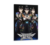 ZPAOWUFB BABYMETAL Rock Band Poster Poster Decorative Painting Canvas Wall Posters And Art Picture Print Modern Family Bedroom Decor Posters 08x12inch(20x30cm)